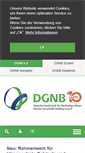 Mobile Screenshot of dgnb.de